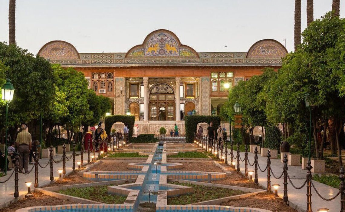 جاهای دیدنی شیراز- باغ نارنجستان قوام
