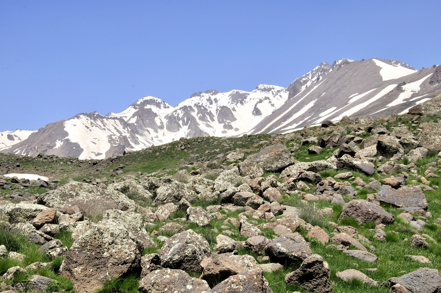 ارتفاعات سبلان از کوه های ایران