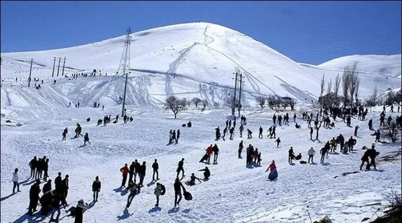 پیست اسکی روستای سیرچ کرمان 