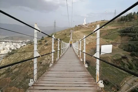 پل معلق آبیدر