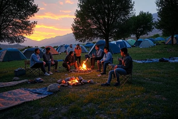 مکان های چادر زدن در کرج