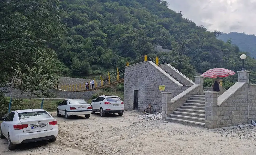 پارکینگ پل معلق رودبارک