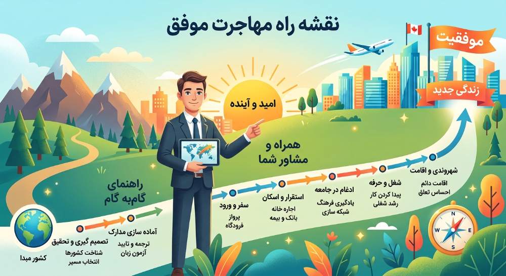 مهاجرت موفق